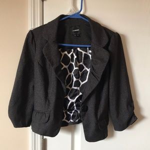 3/4 sleeve blazer